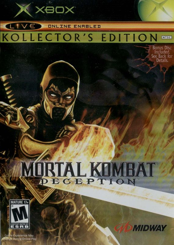 Mortal Kombat: Deception Kollector's Edition: Baraka Version box art for Xbox